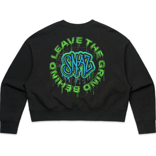 SNAZ - Graph - Wo's Oversize Sweater Thumbnail