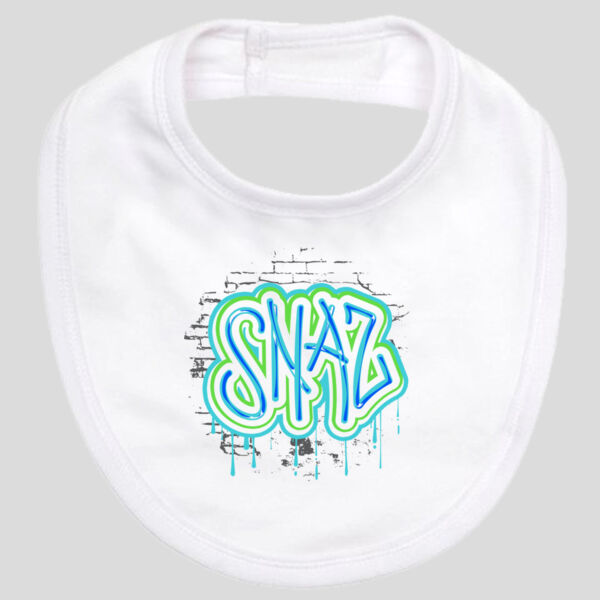SNAZ - Graph - Small Baby Bib Thumbnail
