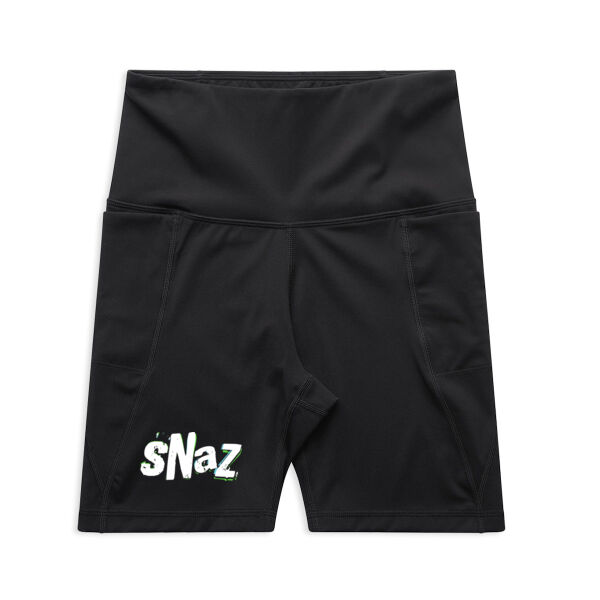 SNAZ - Clock - Wo's Active Bike Shorts Thumbnail