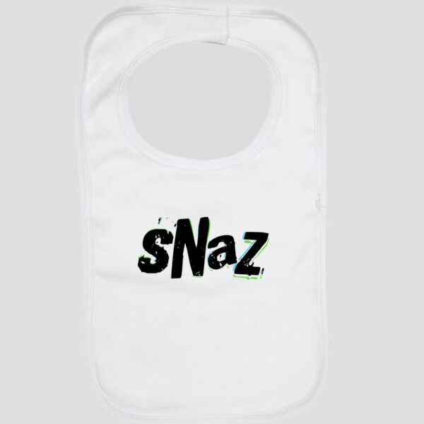 SNAZ - Clock - Large Baby Bib Thumbnail