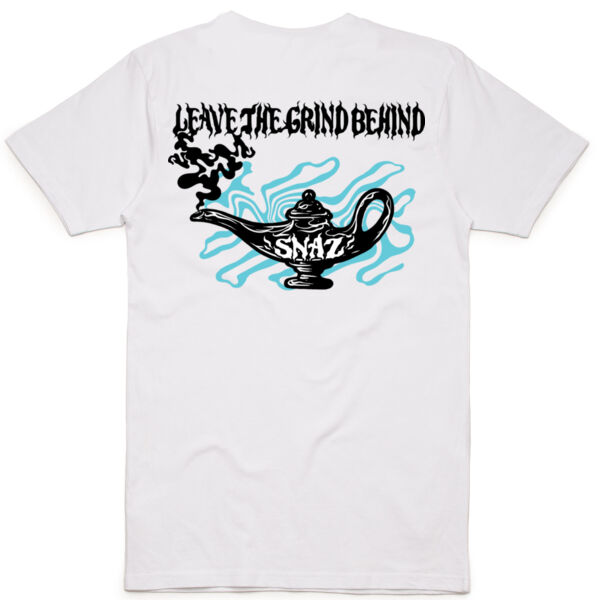 SNAZ - Blue Lamp - Adult Organic Slimfit T-shirt Thumbnail