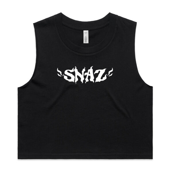 SNAZ - Blue Lamp - Wo's Crop Tank Thumbnail