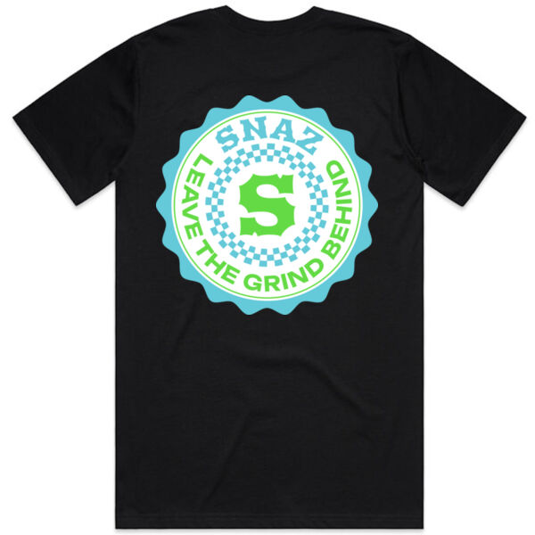 SNAZ - Green Blocks - Adult T-shirt Thumbnail