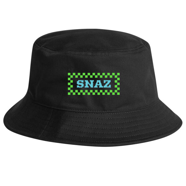 SNAZ - Green Blocks - Bucket Hat Thumbnail