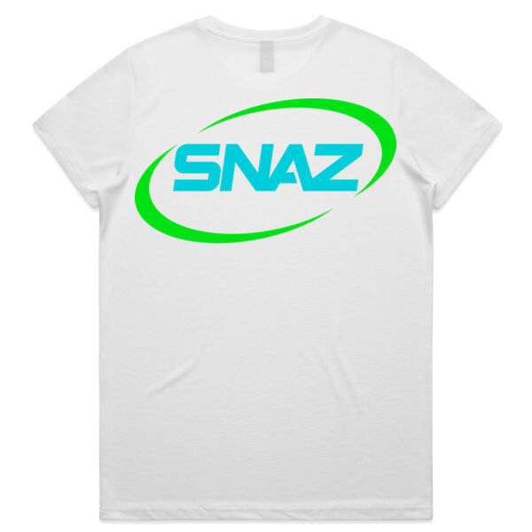 SNAZ - Logo Aqua - Wo's Active T-shirt Thumbnail