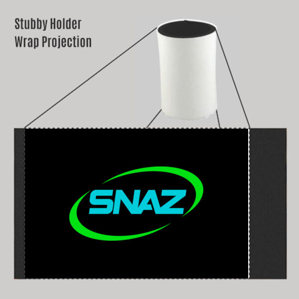 SNAZ - Logo Aqua - Stubby Holder Thumbnail