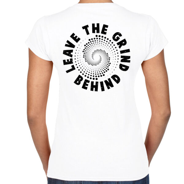 SNAZ - Swirl - Wo's V-Neck T-shirt Thumbnail