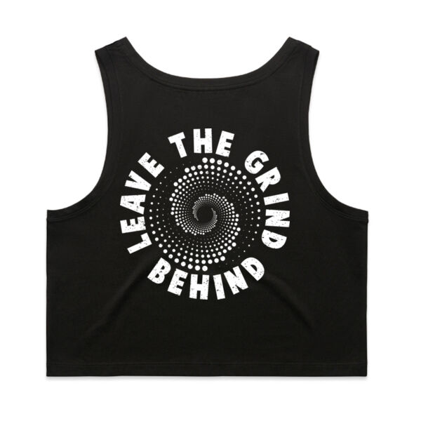 SNAZ - Swirl - Wo's Crop Singlet Thumbnail