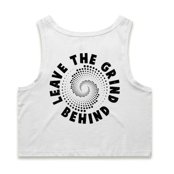 SNAZ - Swirl - Wo's Crop Singlet Thumbnail