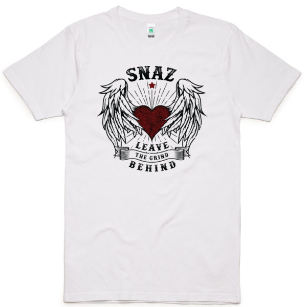 SNAZ - Wings - Adult Organic Slimfit T-shirt Thumbnail