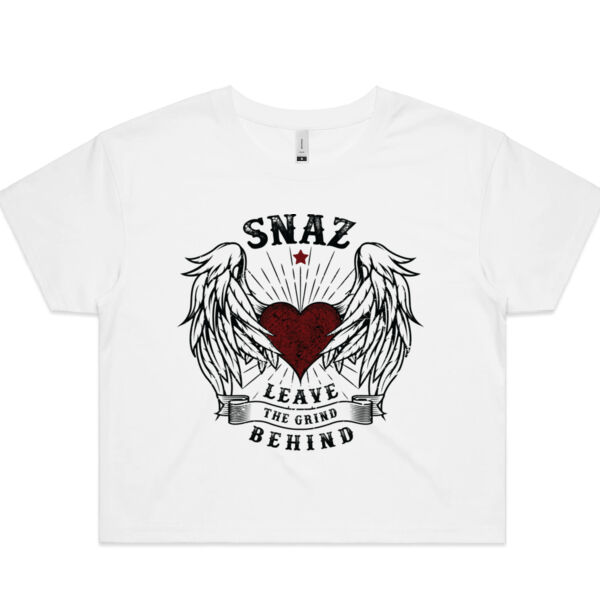 SNAZ - Wings - Wo's Crop T-shirt Thumbnail