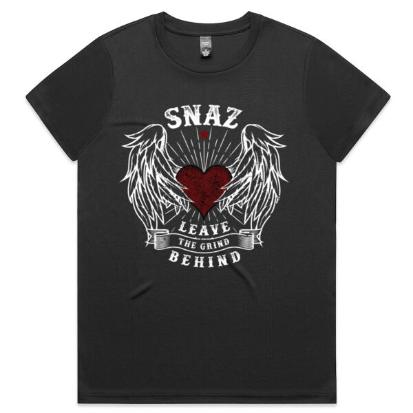 SNAZ - Wings - Wo's Active T-shirt Thumbnail