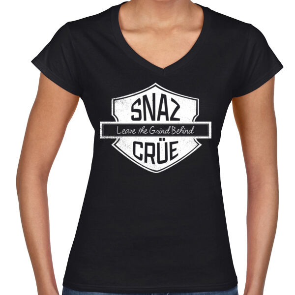 SNAZ - Crue - Wo's V-Neck T-shirt Thumbnail