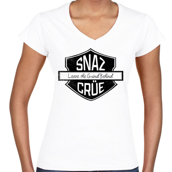SNAZ - Crue - Wo's V-Neck T-shirt Thumbnail